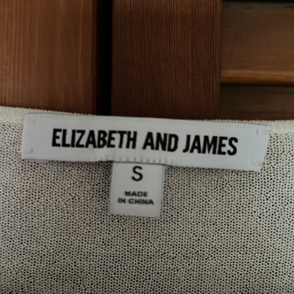 Elizabeth and James asymmetrical sheer sweater - Picture 3 of 4